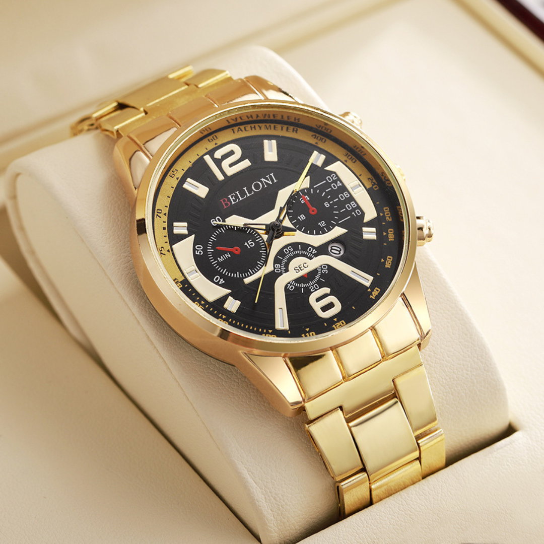 RELOJ GOLD GLAMOUR (Oferta 3X1)