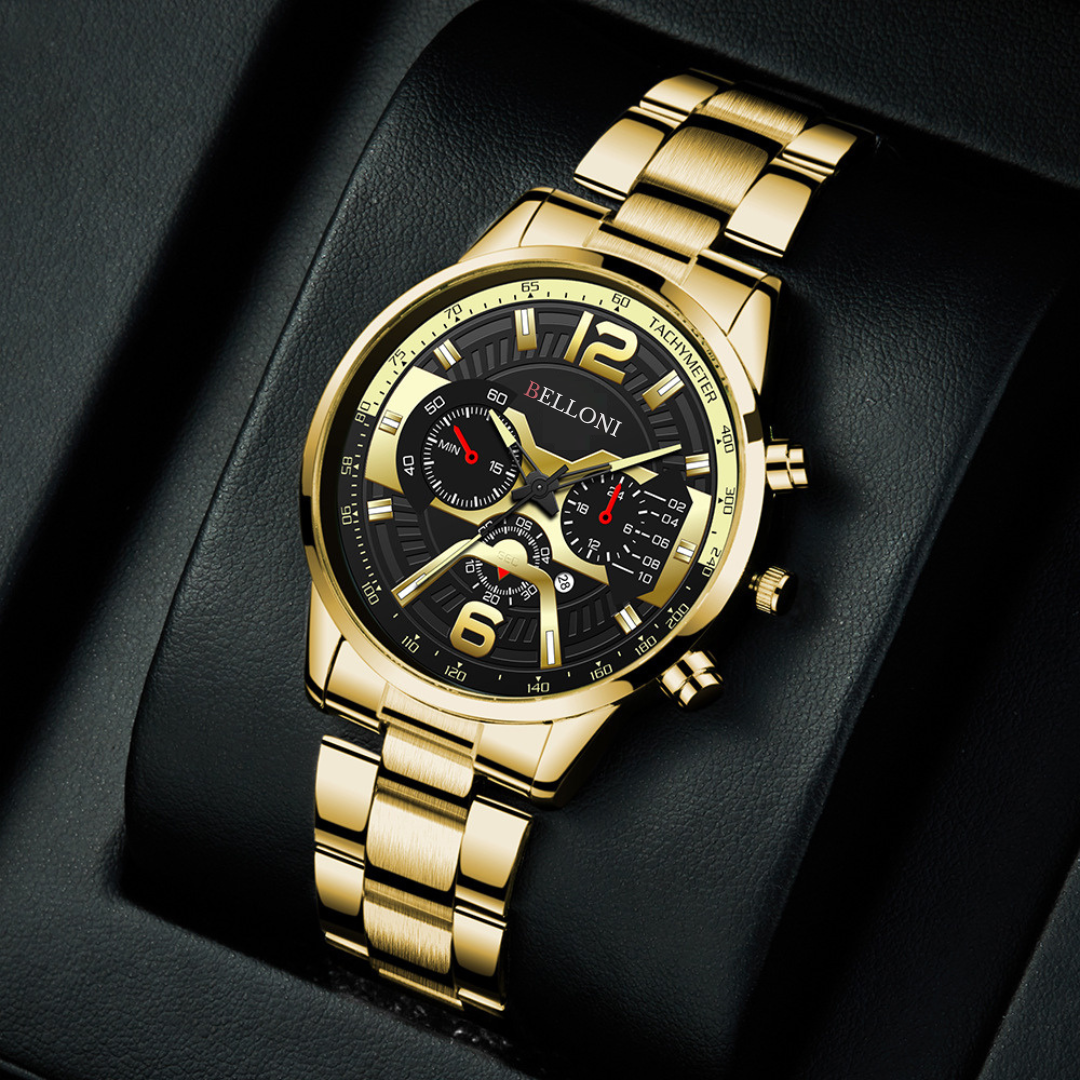 RELOJ GOLD GLAMOUR (Oferta 3X1)