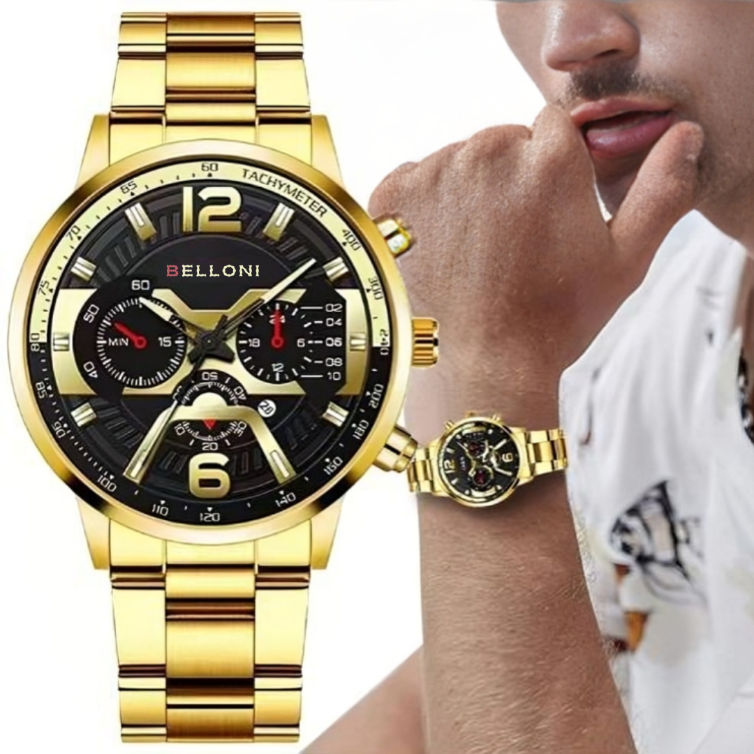 RELOJ GOLD GLAMOUR (Oferta 3X1)