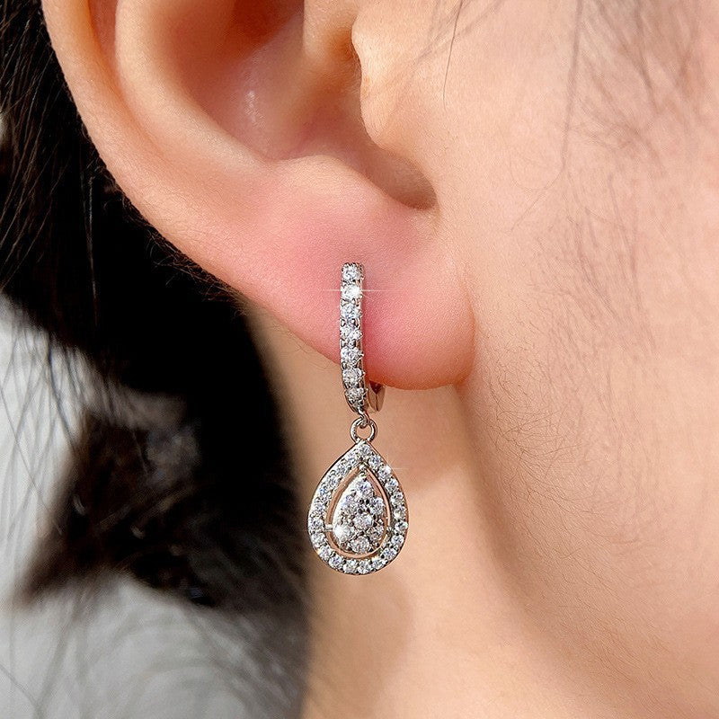 Pendientes Circonita Brillante (2x1)