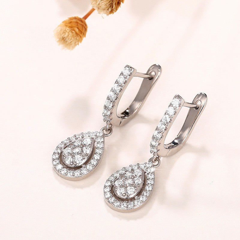 Pendientes Circonita Brillante (2x1)