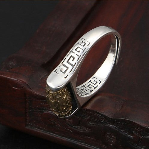 Anillo Ajustable ZEN BUDISTA - Rueda Antiestrés