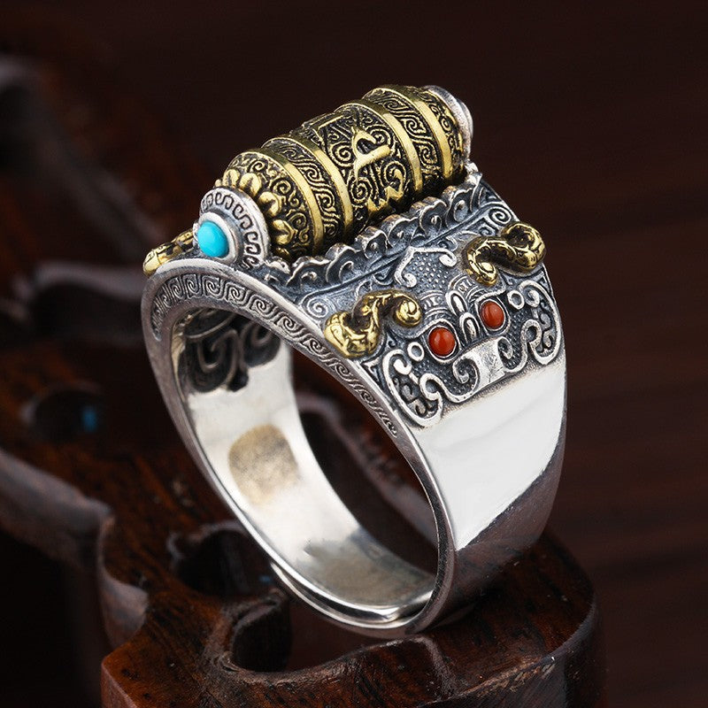 Anillo ZEN TIBETANO Antiestrés 2x1 +Nota personalizada