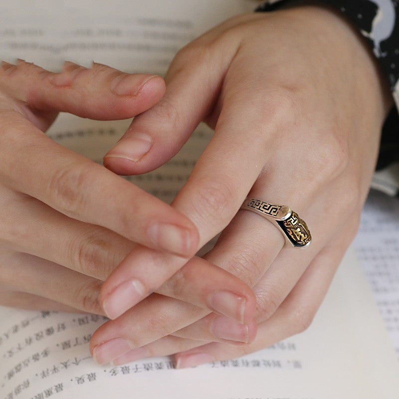 Anillo Ajustable ZEN BUDISTA - Rueda Antiestrés