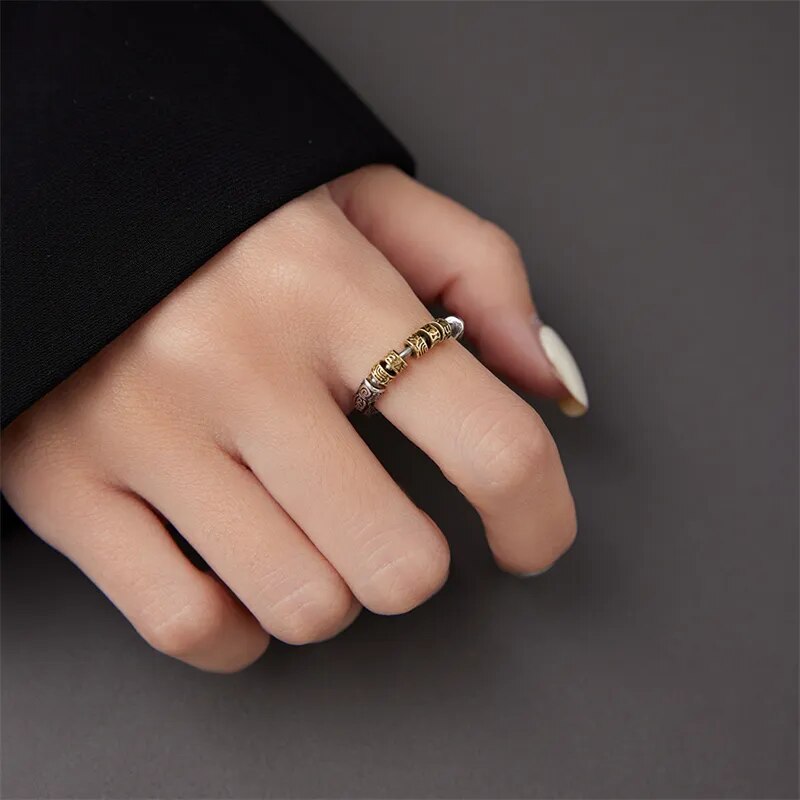 Anillo ZEN TIBETANO Antiestrés 2x1 + Nota Personalizada