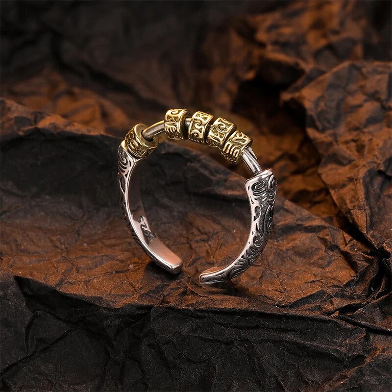 Anillo ZEN TIBETANO Antiestrés 2x1 + Nota Personalizada