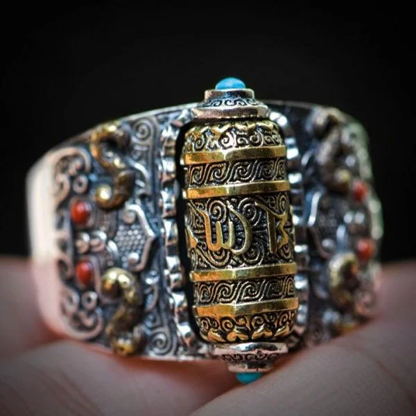 Anillo ZEN TIBETANO Antiestrés 2x1 +Nota personalizada
