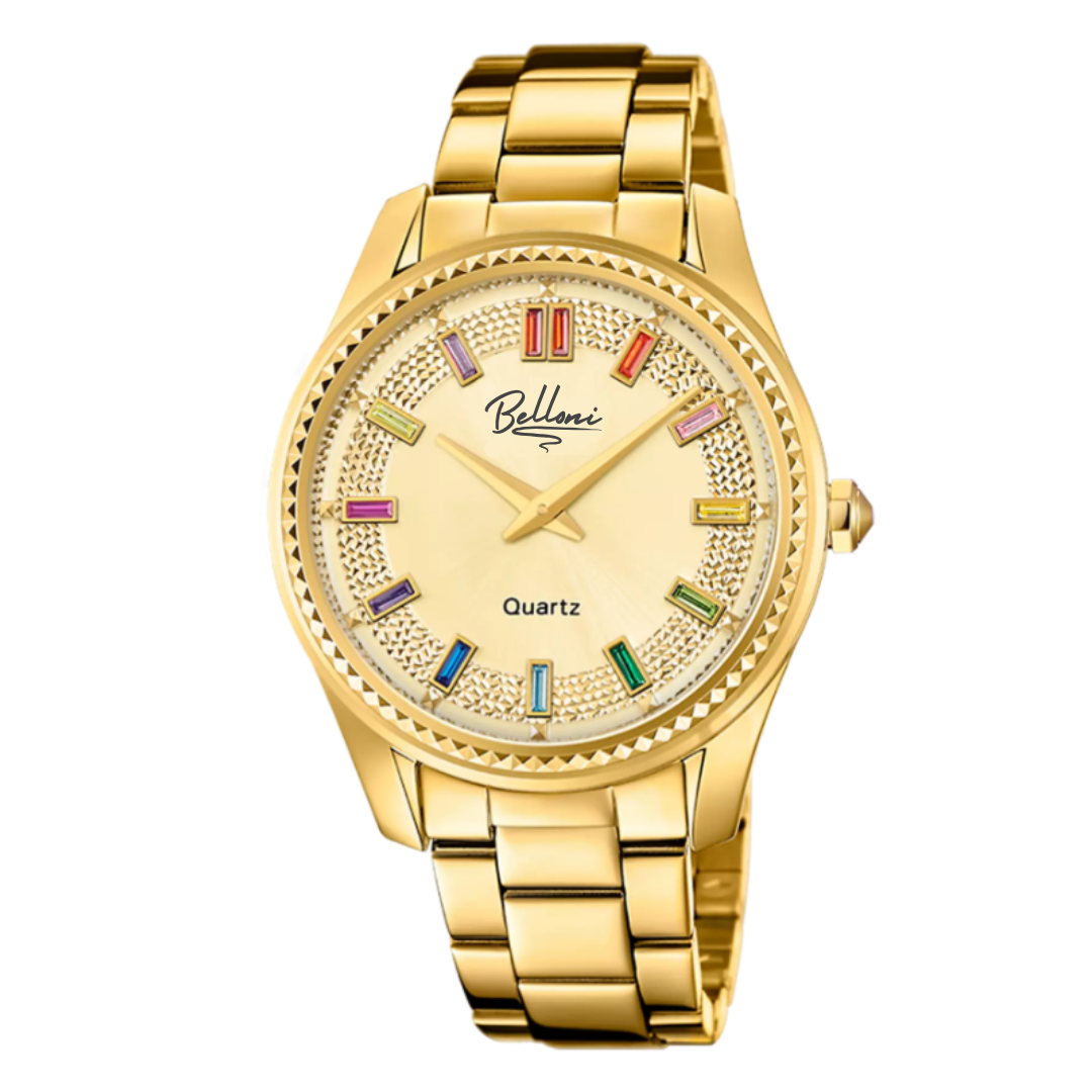 3X1 - RELOJ FUERZA DORADA