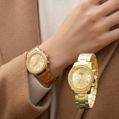 3X1 - RELOJ FUERZA DORADA