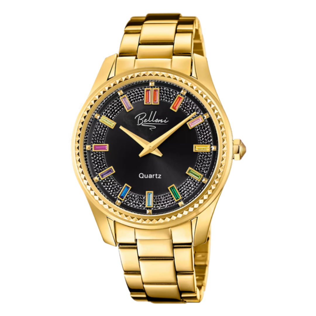 3X1 - RELOJ FUERZA DORADA