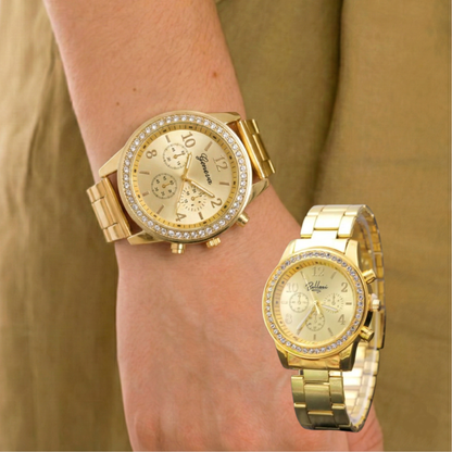 3X1 - RELOJ FUERZA DORADA