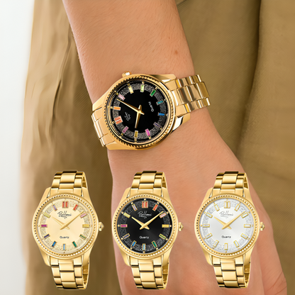 3X1 - RELOJ FUERZA DORADA