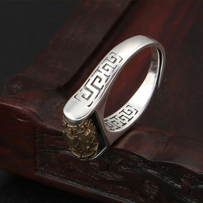 Anillo Ajustable ZEN BUDISTA - Rueda Antiestrés