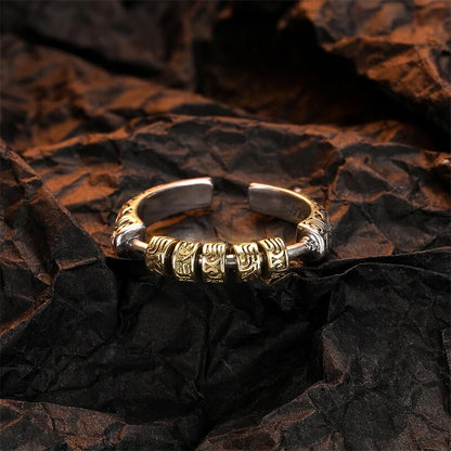 Anillo ZEN TIBETANO Antiestrés 2x1 + Nota Personalizada