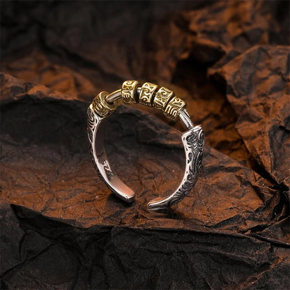 Anillo ZEN TIBETANO Antiestrés 2x1 + Nota Personalizada
