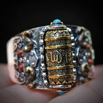 Anillo ZEN TIBETANO Antiestrés 2x1 +Nota personalizada